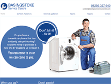 Tablet Screenshot of basingstokeservicecentre.com